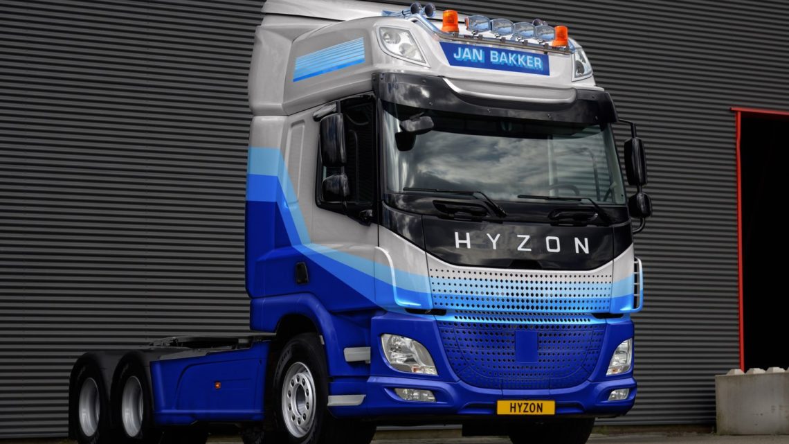 Eerste 20 Hyzon trucks op Nederlandse wegen