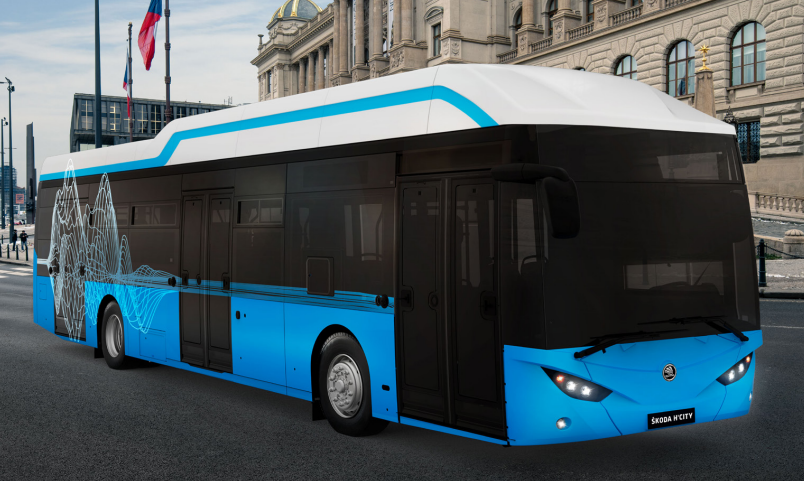 Skoda Group presenteert waterstofbus