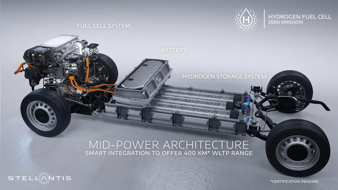 Stellantis bouwt platform voor batterij- en waterstofelektrische bestelvoertuigen