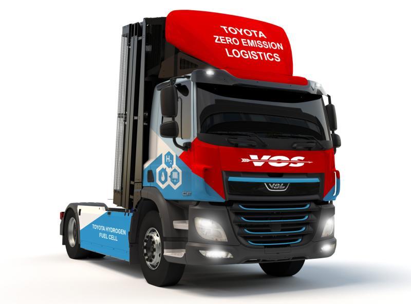 Vos Transport ontwikkelt samen met VDL en Toyota een waterstoftruck