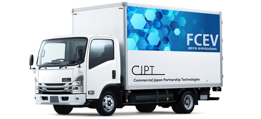 Isuzu, Toyota, Hino en CJPT bouwen lichte FCEV Truck