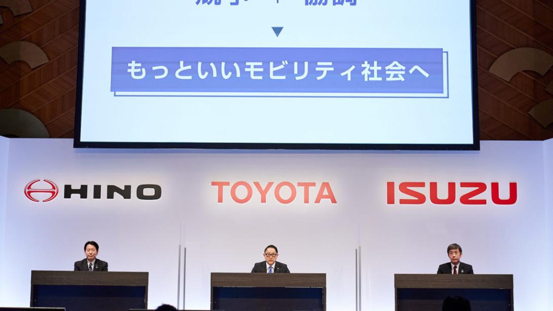 Isuzu, Hino en Toyota kondigen samenwerking aan